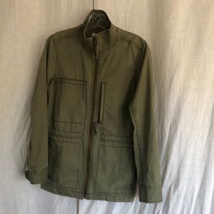 Madewell Passage Military Jacket in Desert Olive